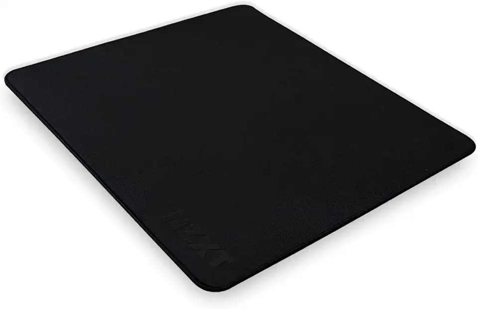 NZXT Mouse Pad MMP400 - MM-SMSSP-BL - 410MM X 350MM - Stain Resistant Coating - Low-Friction Surface - Soft and Smooth Surface - Non-Slip Rubber Base - Black