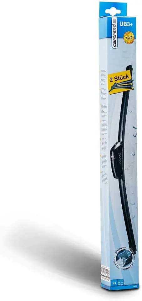 Cartrend 10122 Flachbalkenwischer Set KSN " UB3+ " mit Multi-Adapter, Länge 475/475 mm