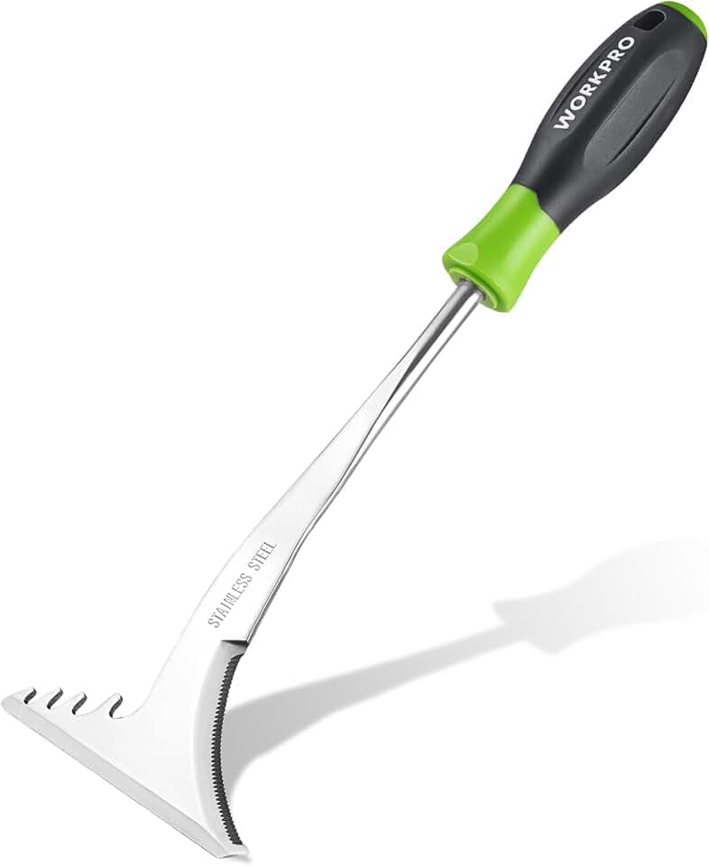 WORKPRO Crack Weeder, 12.5" Stainless Steel Crevice Weeding Tool