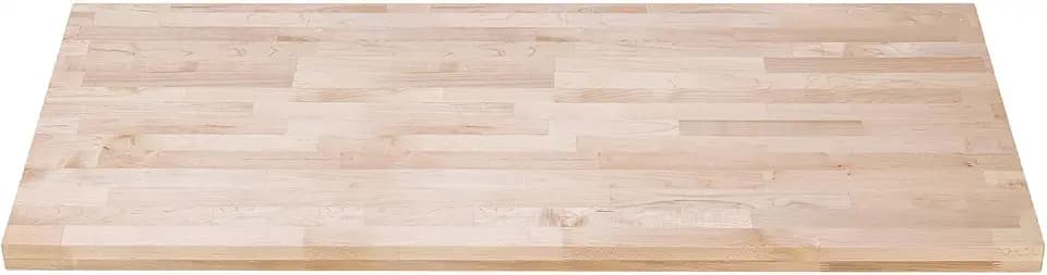 DuraSteel 24x48 Butcher Block Countertop - Maple Solid Wood Workbench for Kitchen, Restaurant, Cabinet, Desk Top, Wood Board, Large Counter Cutting Island Long, Bakery Worktable Dough - Table Top Only