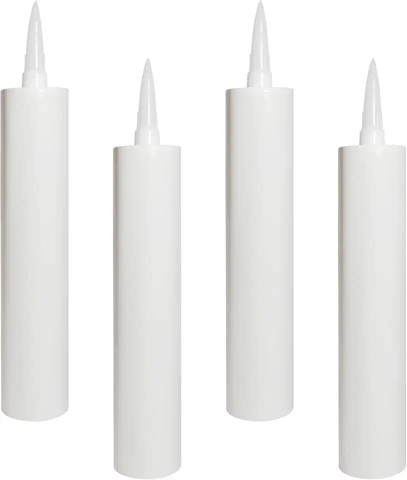Red Devil 1029 900ML Empty Caulk Tube, 30 oz. Reusable Plastic Caulking Cartridge, 4 Pack