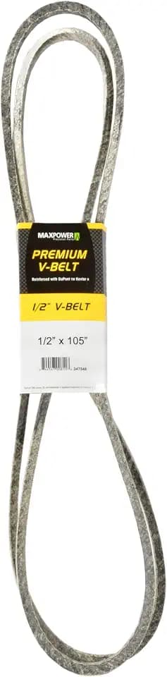 MAXPOWER Keilriemen 347548, Kevlar verstärkt, 1/2" x 105" - 4L1050 - Aussenlänge L(a) 2650 mm.