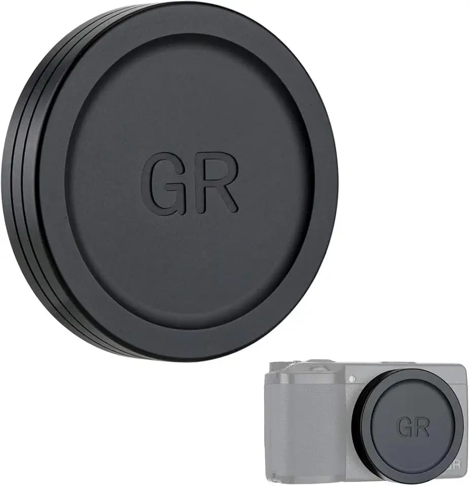 JJC Metall Objektivdeckel für Ricoh GR III GR IIIx HDF GR II GR3 GR2 Kamera
