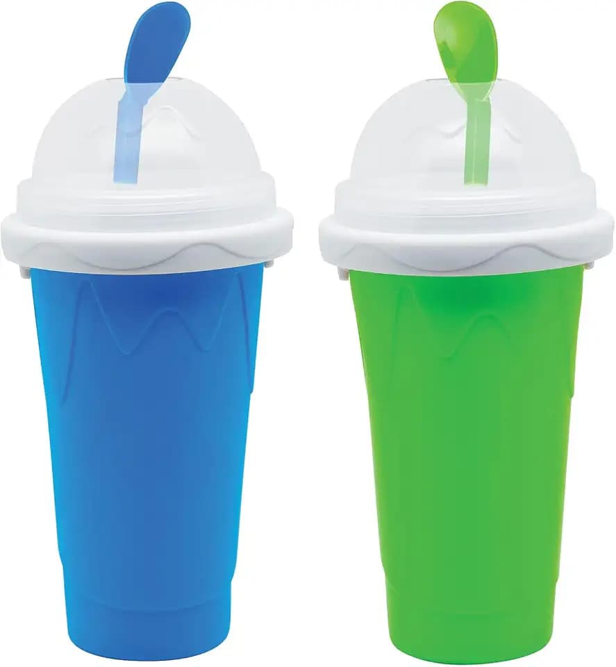 Frozen Magic Slushy Maker Cup Slushie Cup Slushy Cup Blue and Green