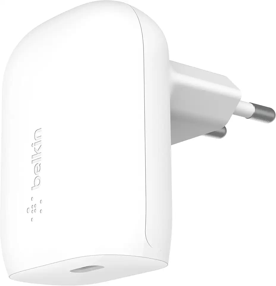 Belkin 30-W-USB-C-Ladegerät mit PPS, PowerDelivery, USB ladegerät, USB-IF-zertifiziert PD 3.0 zum Schnellladen des iPhone 17, iPhone Air, iPhone 16, Samsung Galaxy, Z Fold, Pixel, iPad, Note, AirPods