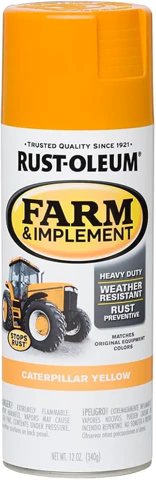 Rust-Oleum Farm & Implement Gloss Caterpillar Yellow Spray Paint