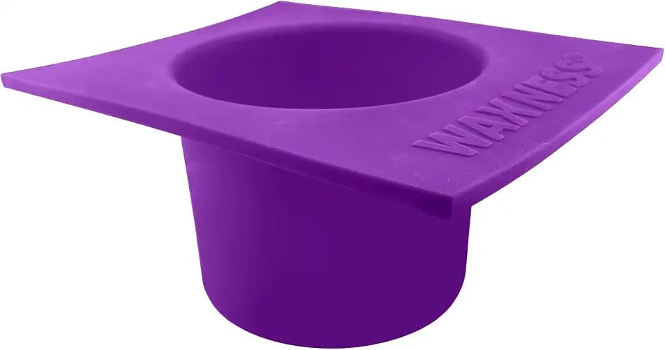 Waxness Non-Stick Silicone Bowl Insert for Wax Warmers – Purple, Fits 5.5 lb Warmers, Easy Clean Flexible Wax Pot Liner for Professional Use.