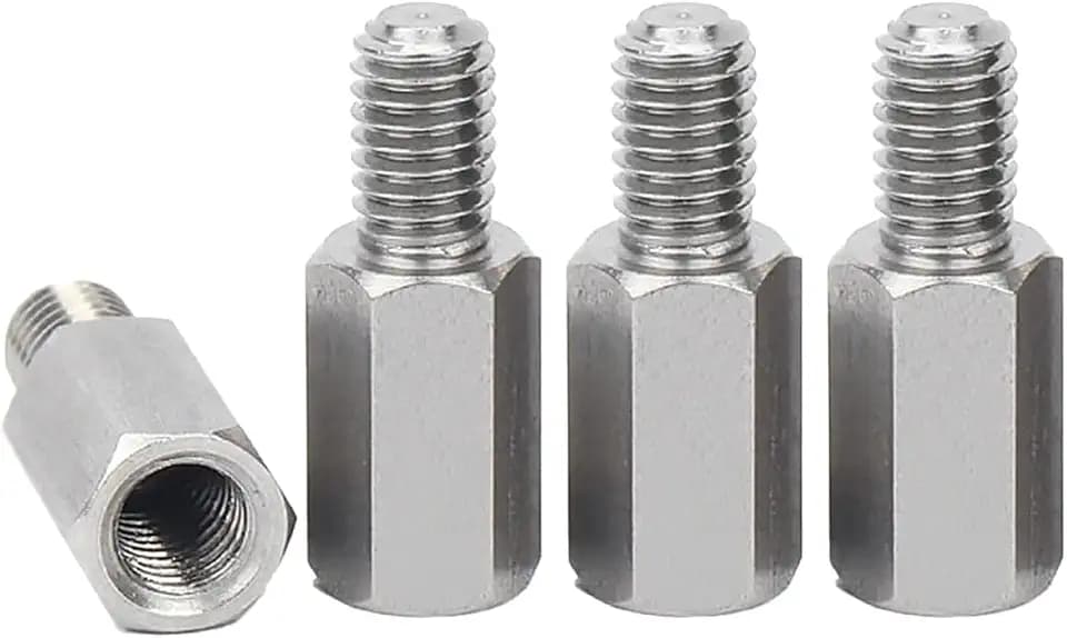 Kado M4x10mm Hex Stainless Steel Standoff Spacer Screw Set Nut Bolt 4pcs