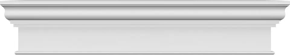 Endurathane Craftsman Crosshead, 38" Bottom Width x 46 1/2" Top Width x 12" H x 1 1/4" P, Factory Primed