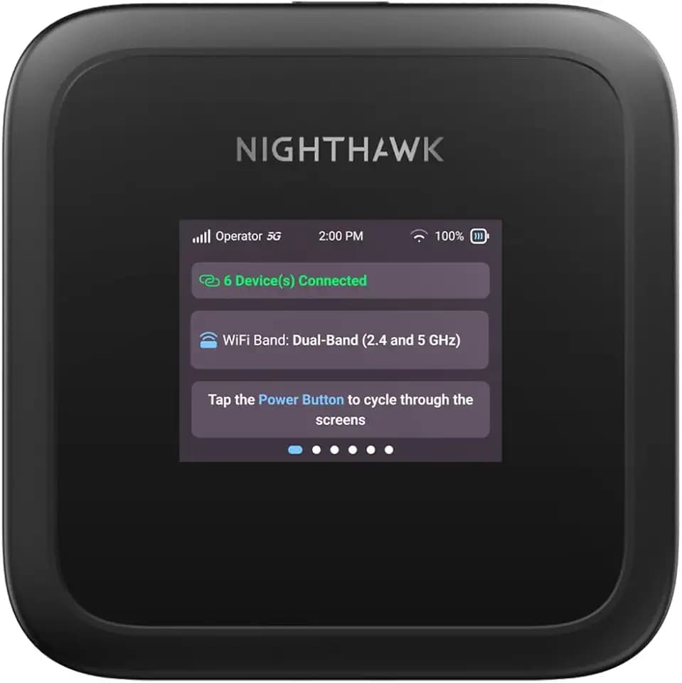 NETGEAR Nighthawk M3 Mobiler WLAN Router 5G, WiFi 6, bis zu 3,6 Gbit/s