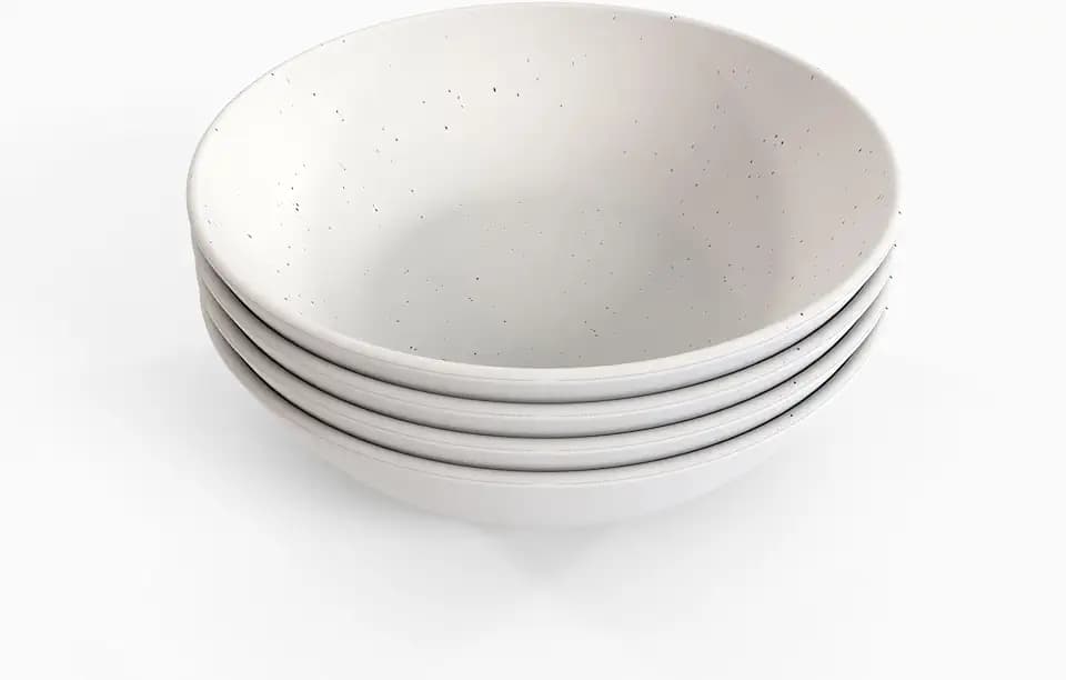 TervisHome Melamine Bowls - Set of 4 | Sandstone Collection | Durable Stoneware-like Quality, Dishwasher Safe, Perfect for Indoor and Outdoor Use