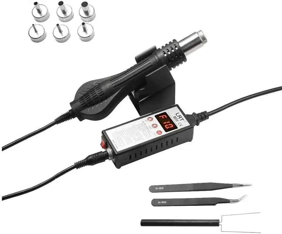 LRT 8858 Hot Air Rework Station, Digital Heat Gun for SMD Repair