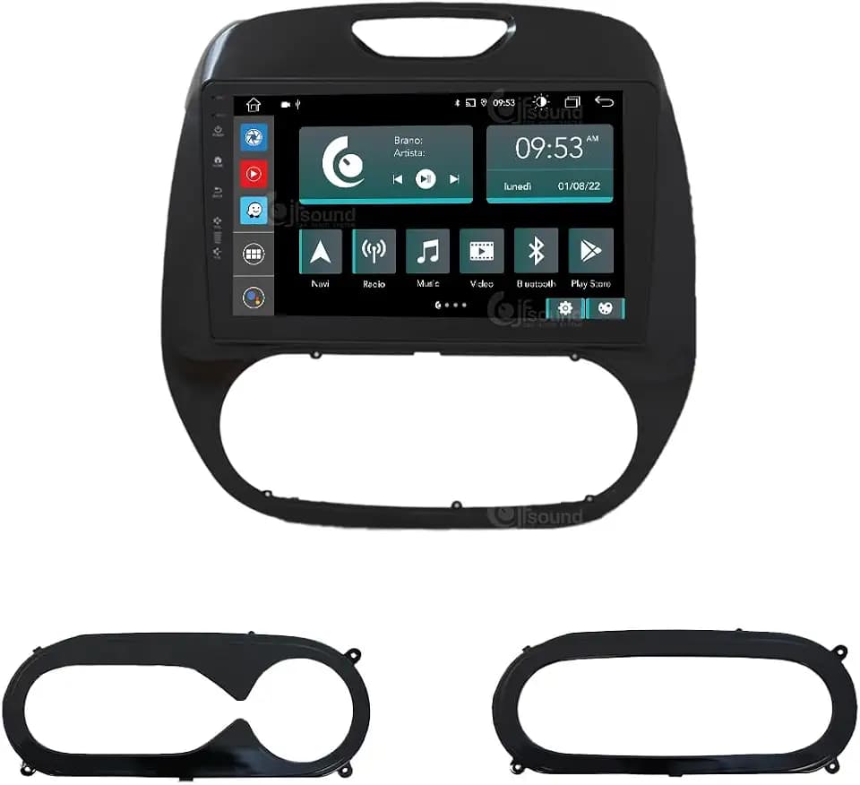 Autoradio für Für Renault Captur (2013-2016) Mit Standard-r-link Android GPS Bluetooth WiFi USB DAB+ Touchscreen 9" 8core Carplay AndroidAuto