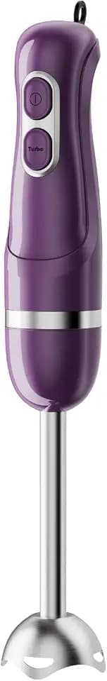 Turelar Immersion Blender Corded 400W, 2 Speed, Emulsifier, Blend, BPA-Free
