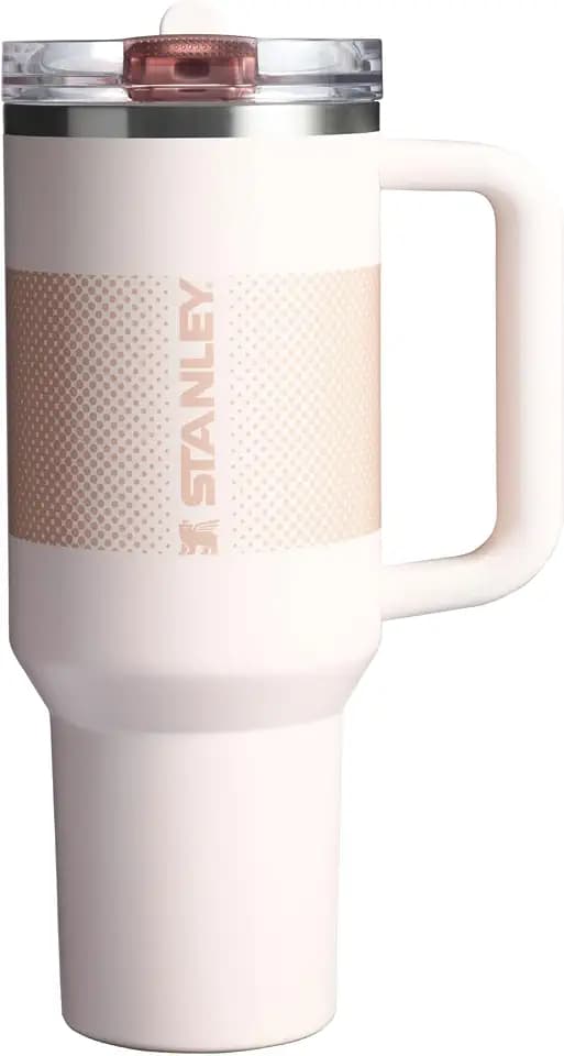 STANLEY Quencher ProTour Flipstraw Tumbler, 40 oz, Rose Quartz Fade