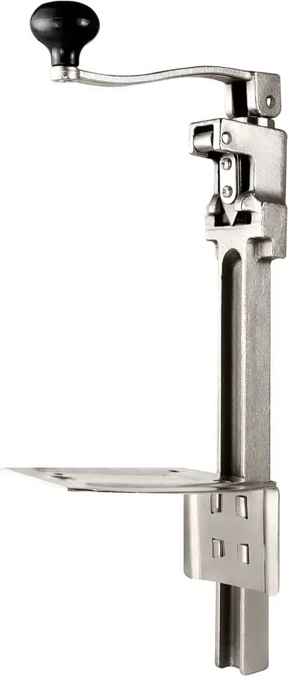 Commercial Can Opener Heavy Duty for 10 Cans, Manual Table Can Opener Compatible with 11100, with Plated Steel Base Stainless Steel Blade For Cans Up to 11” Tall