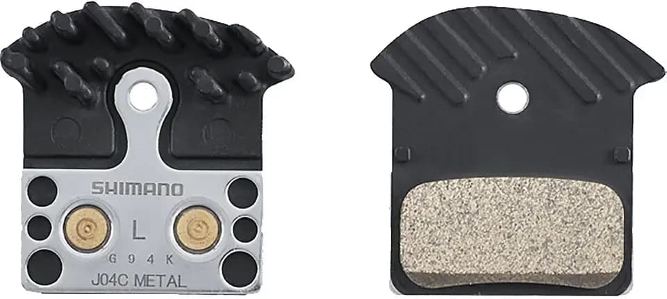 Shimano J04C Metal PAD W/FIN, W/Spring, W/Split PIN, 1 Pair