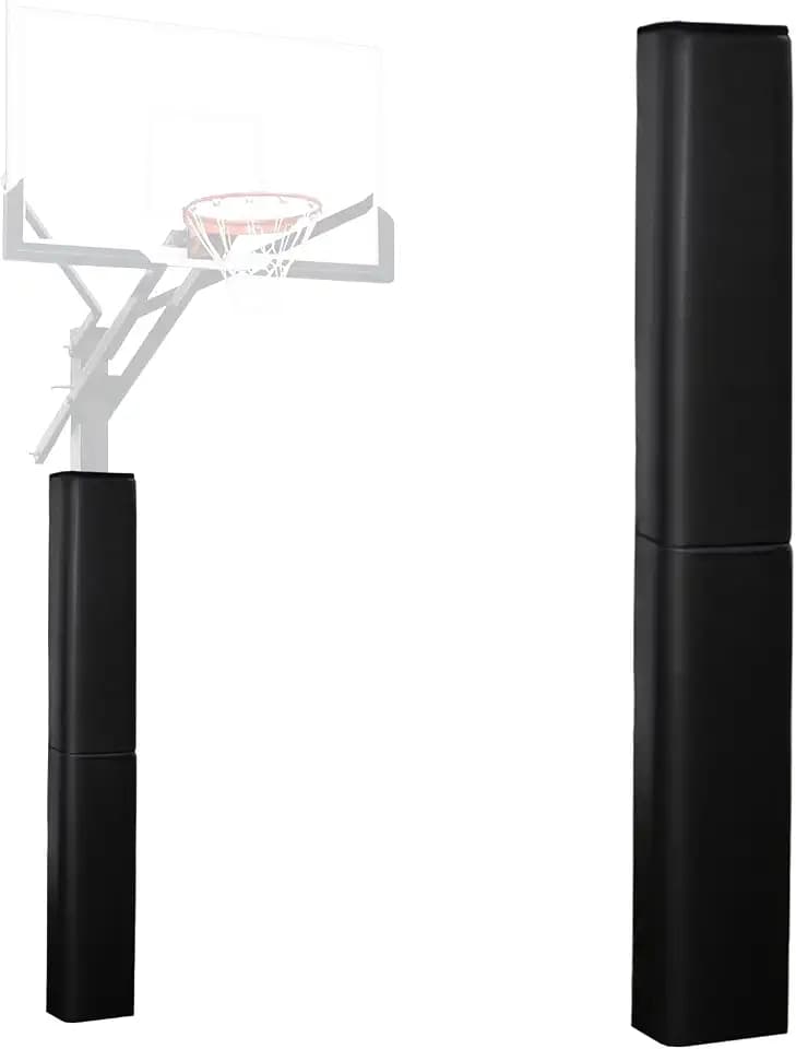 Square Pole Padding Basketball Pole Pads Heavy Duty Square Pads Outdoor Fits 4"x4", 5"x5", 6"x6",6"x8", 8"x8" Poles Waterproof UV-Resistant Durable Protection Pads