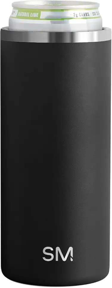 Simple Modern Slim Can Cooler for Energy Drinks, Seltzers | Black