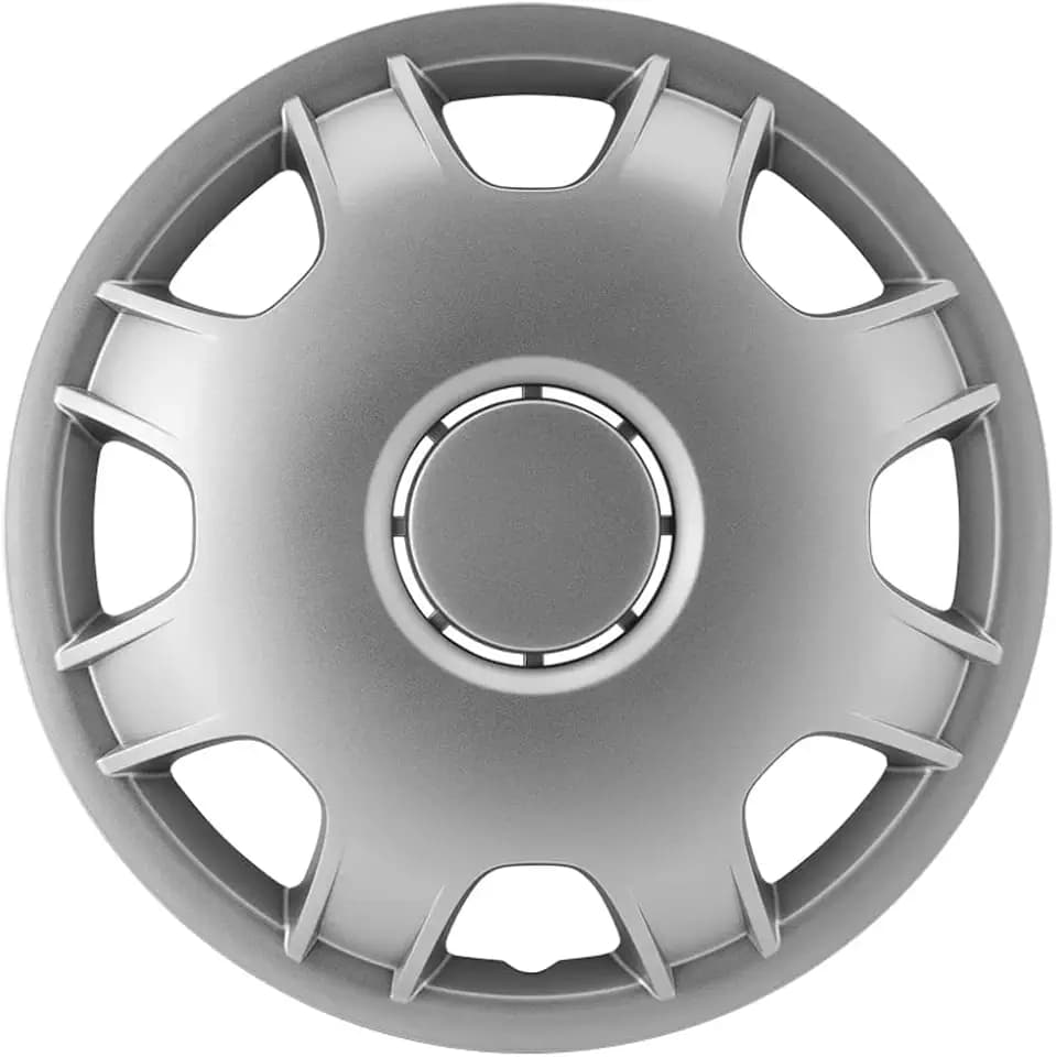 AutoStyle 4er Set Radzierblenden Speed 12-Zoll Silber