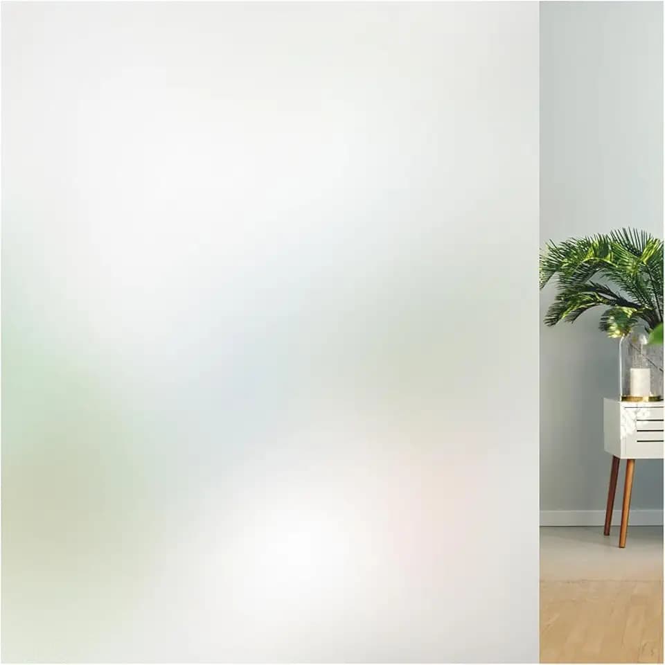 Lifetree Fensterfolie Blickdicht 90x200cm Selbstklebende Milchglasfolie