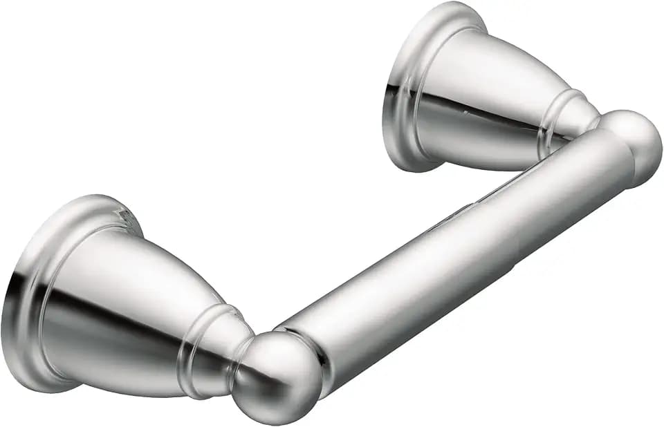 Moen YB2208CH Brantford Double Post Spring-Loaded Toilet Paper Holder, Chrome
