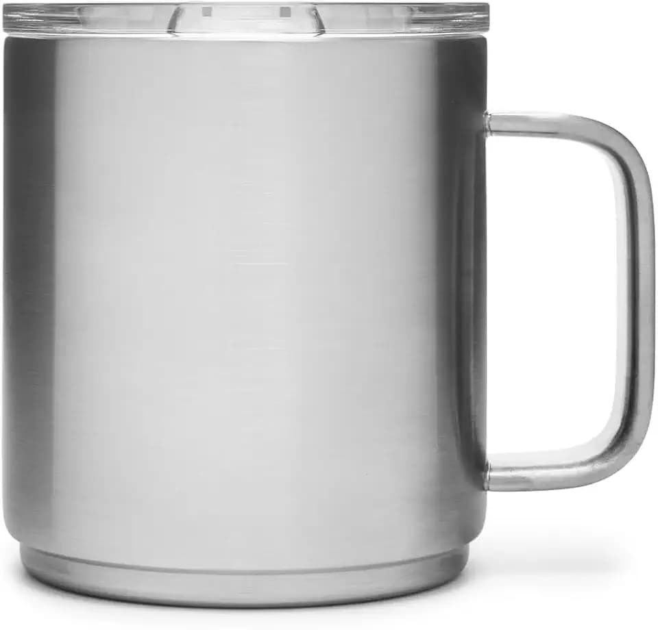 YETI Rambler 10 oz Stackable Mug, Vacuum Insulated, Stainless Steel with MagSlider Lid, Stainless