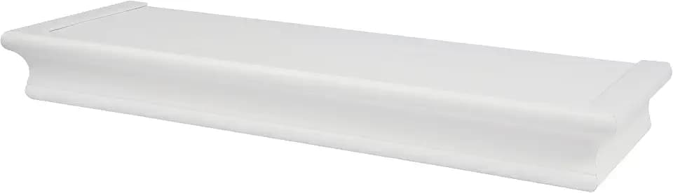 High & Mighty Floating Shelf, 18in x 6in x 2in, 1 Pack, White