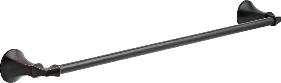 DELTA FAUCET 76424-RB Ashlyn 24-in Wall Mount Towel Bar Bath Hardware Accessory in Venetian Bronze