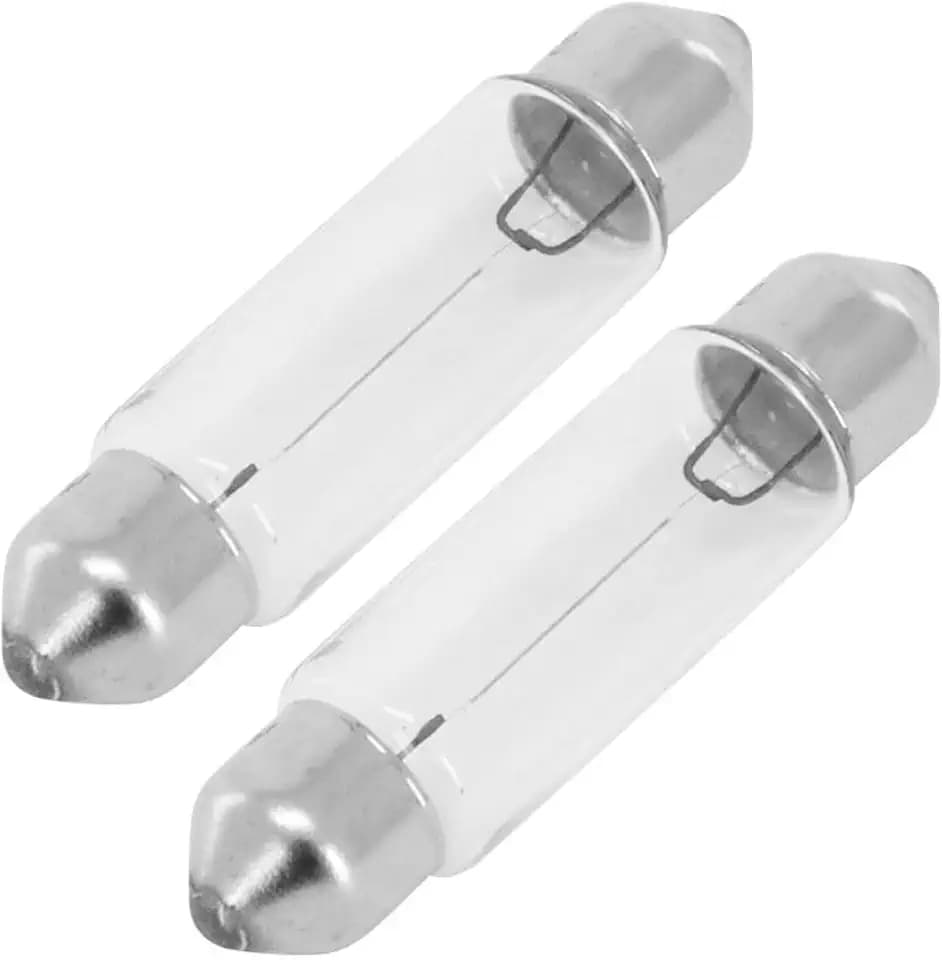 cyclingcolors 2x Soffitte Glühbirne 12V 10W 10 x 36 mm SV8.5 Auto Motorrad Scooter Moped Roller Lampe Glühlampe Rücklicht Festoon