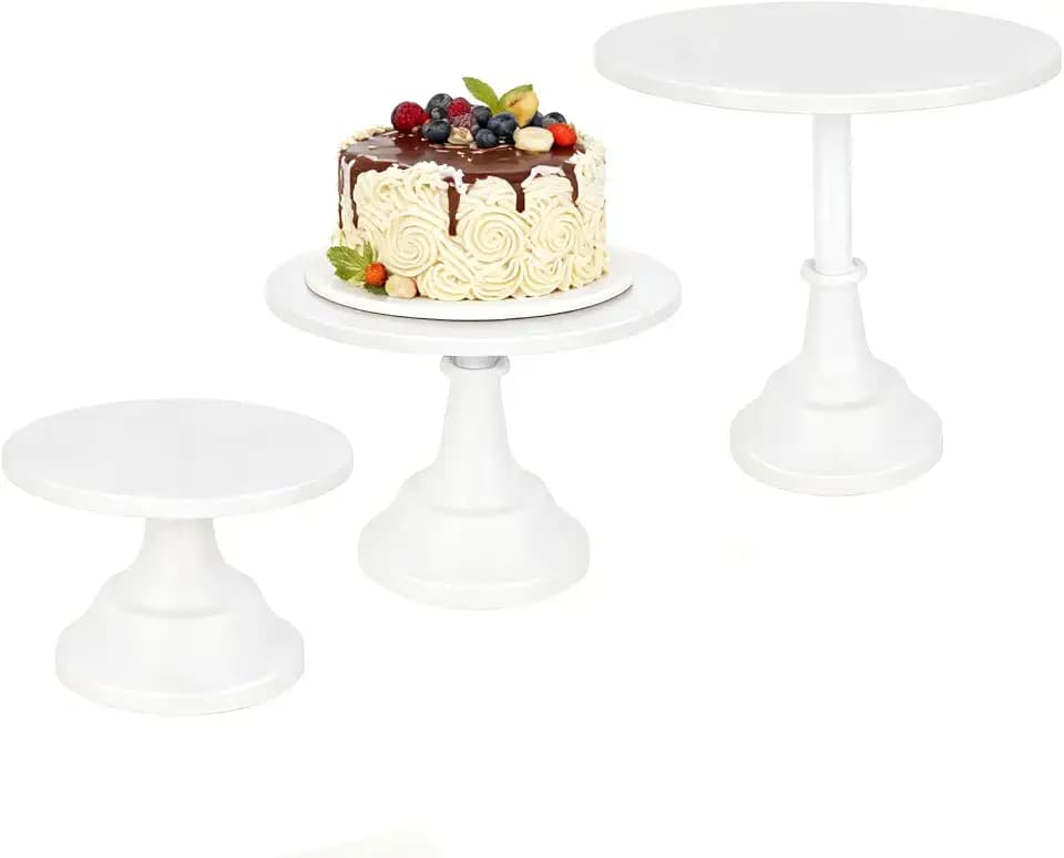 3 Pack Metal Cake Stand, 8 10 12 Inch Tiered Display