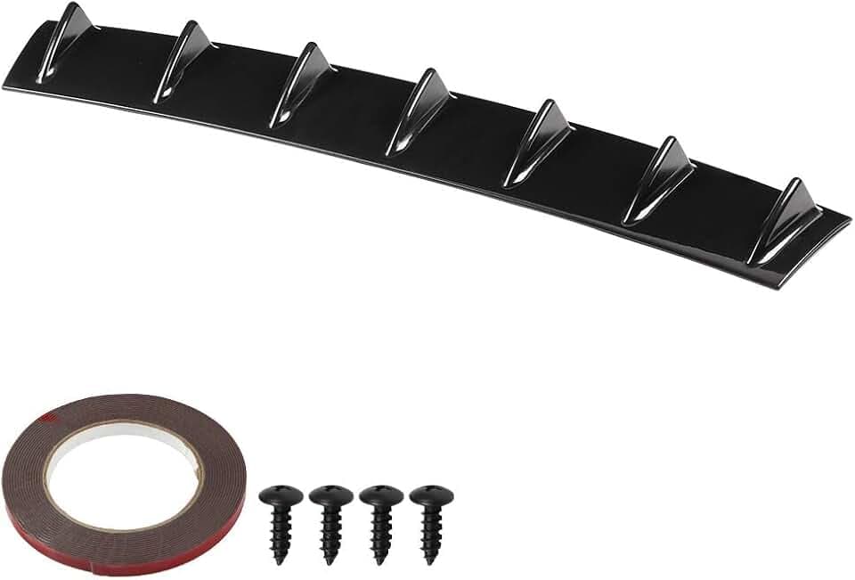 Heckstoßstange Haifischflossen Diffusorflosse Universal Auto Spoiler(Big Size)