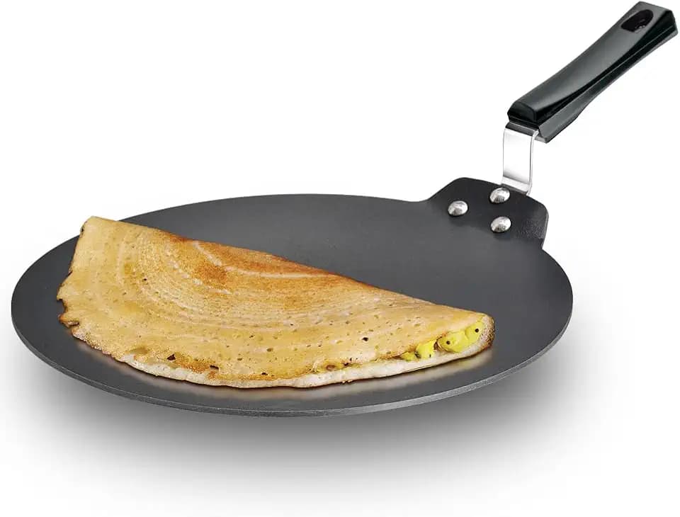 FUTURA - DT30 Futura DT-30 Dosa Tava Nonstick indian, 12-inch, Black