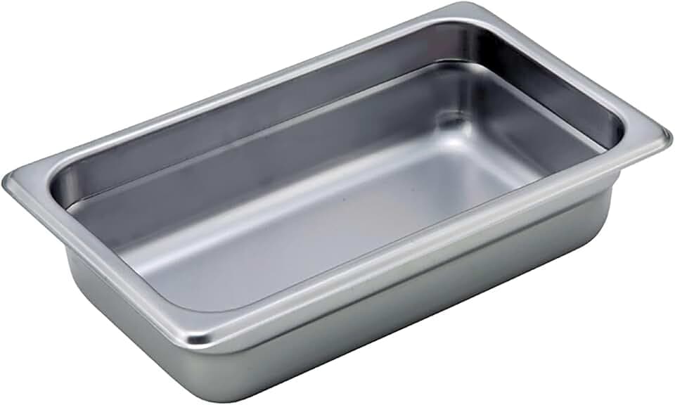 Winco SPJM-402 Anti Jam S/S 1/4 Size x 2-1/2"D Food Pan