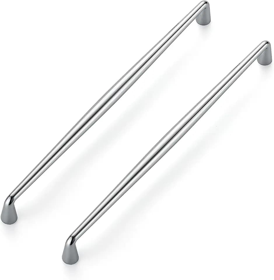 Ravinte Polished Chrome Cabinet Handles Solid Handles,10 Inch,10 Pack