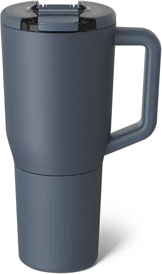 BrüMate Müv - 35oz 100% Leak Proof Insulated Coffee Mug with Handle & Lid - Stainless Steel Coffee Travel Mug - Double Walled Coffee Cup (Nightfall Blue)