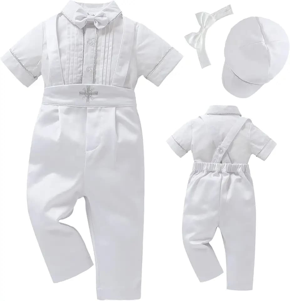Booulfi Baptism Christening Outfits for Baby Boy Outfits,NB- 5t Boy Clothes