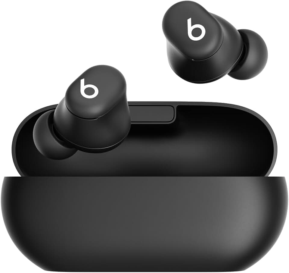 Beats Solo Buds – kabellose Bluetooth In-Ear Kopfhörer | 18 Stunden Akkulaufzeit | Apple & Android-Kompatibilität | Eingebautes Mikrofon - Mattschwarz
