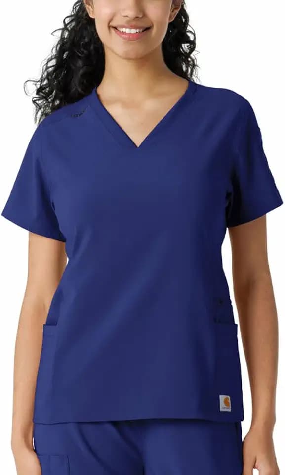 Carhartt Scrubs C13310 Women's Cross-Flex Modern Fit Oversized V-Neck Top