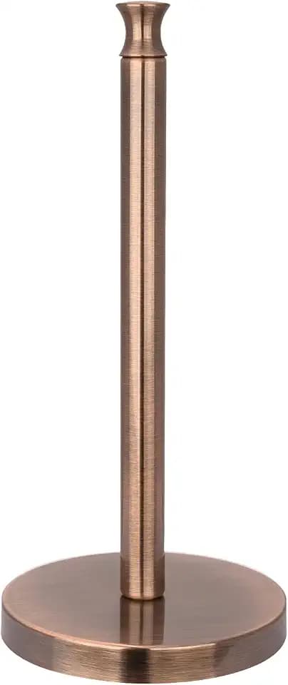 Akicon Paper Towel Holder Stand for Kitchen Countertop & Dining Room Table (Antique Copper, Modern)
