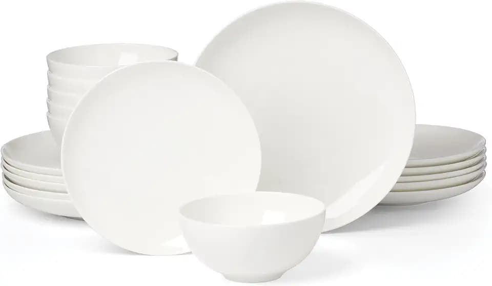Lenox Studio 1414 Coupe Bone China 18-Piece Dinnerware Set for 6