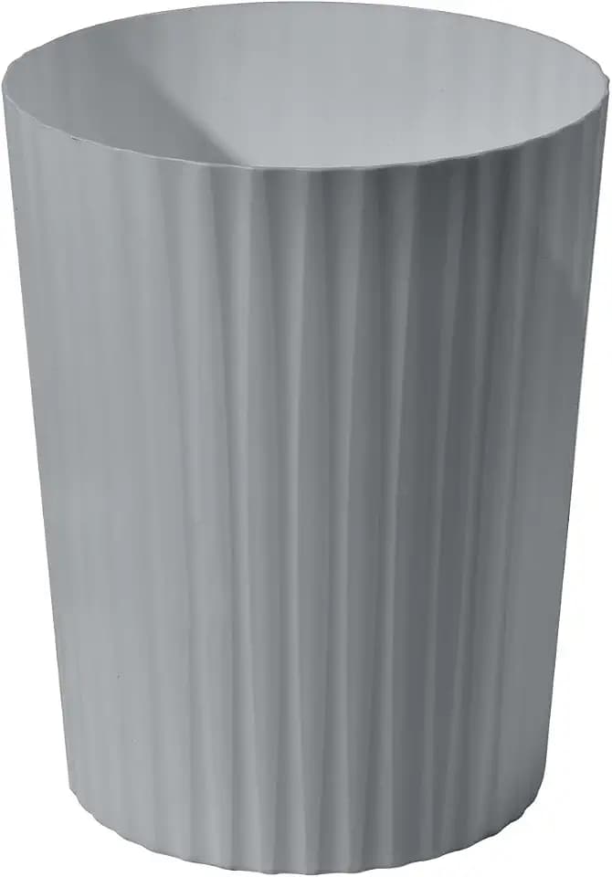 Trash Can - Small Waste basketbin - 2 Gallon- for Office Home Bathroom Kitchen - Grey