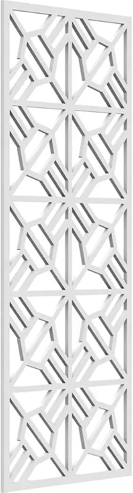 15 3/8"W x 39 3/8"H x 3/8"T Auburn Decorative Fretwork Wall Panels in Architectural Grade PVC