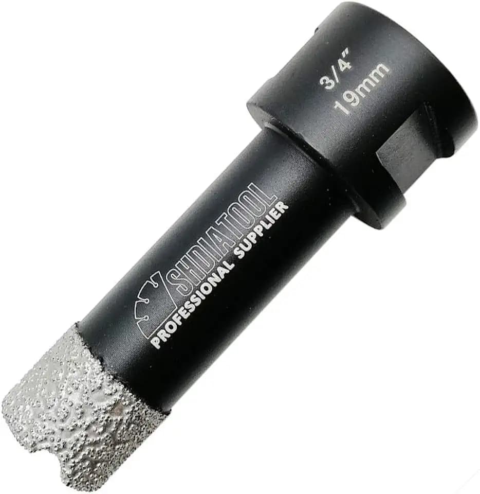 SHDIATOOL Diamond Core Drill Bits, Diameter 3/4-inch Tile Hole Saw, Driling Depth 35mm for Porcelain Ceramic Marble Nature Stone 5/8 inch-11 Thread