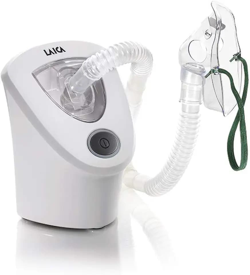 Laica MD6026 Tragbares Ultraschall-Aerosol für Erwachsene und Kinder, leise, weiß