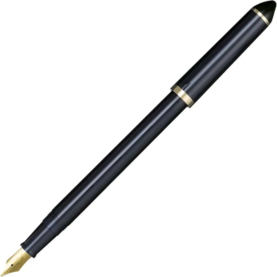 Sailor Fude De Mannen Calligraphy Pen - Dark Blue - 40 Degree Angle