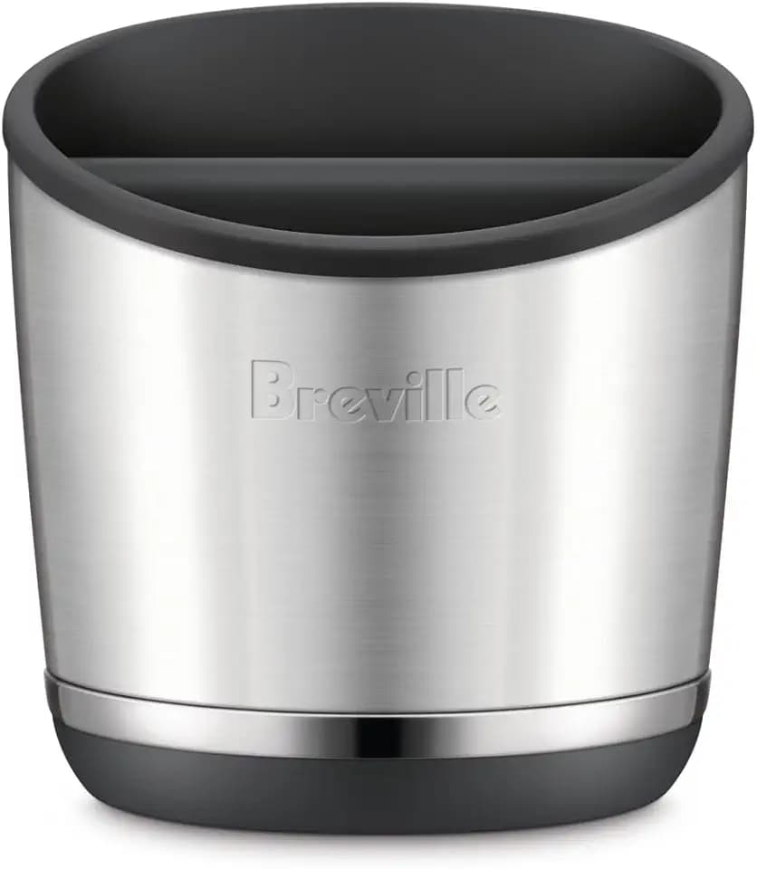 Breville BEA502BSS Knock Box 20 Espresso Accessory, Brushed Stainless Steel