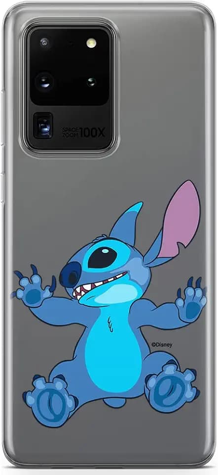 ERT GROUP Handyhülle für Samsung S20 Ultra / S11 Plus Original und offiziell Lizenziertes Disney Muster Stitch 021 optimal an die Form des Handy angepasst, teilweise transparent