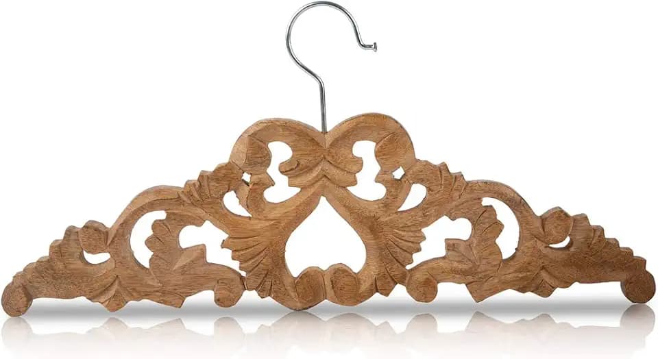 Handmade Wooden Wedding Hanger for Bride Groom Dress Suit Keepsake Gift
