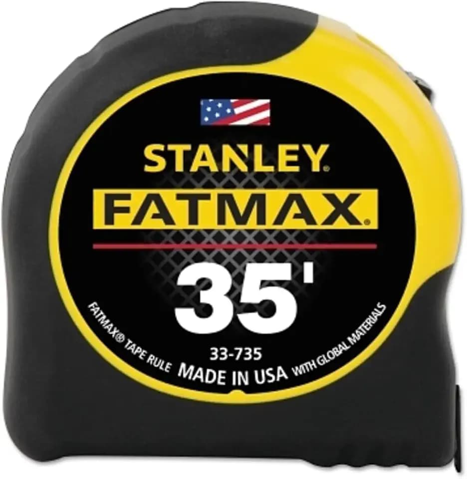 FatMax Classic Tape Measure, 1-1/4 in W x 35 ft L, SAE, Black/Yellow Case
